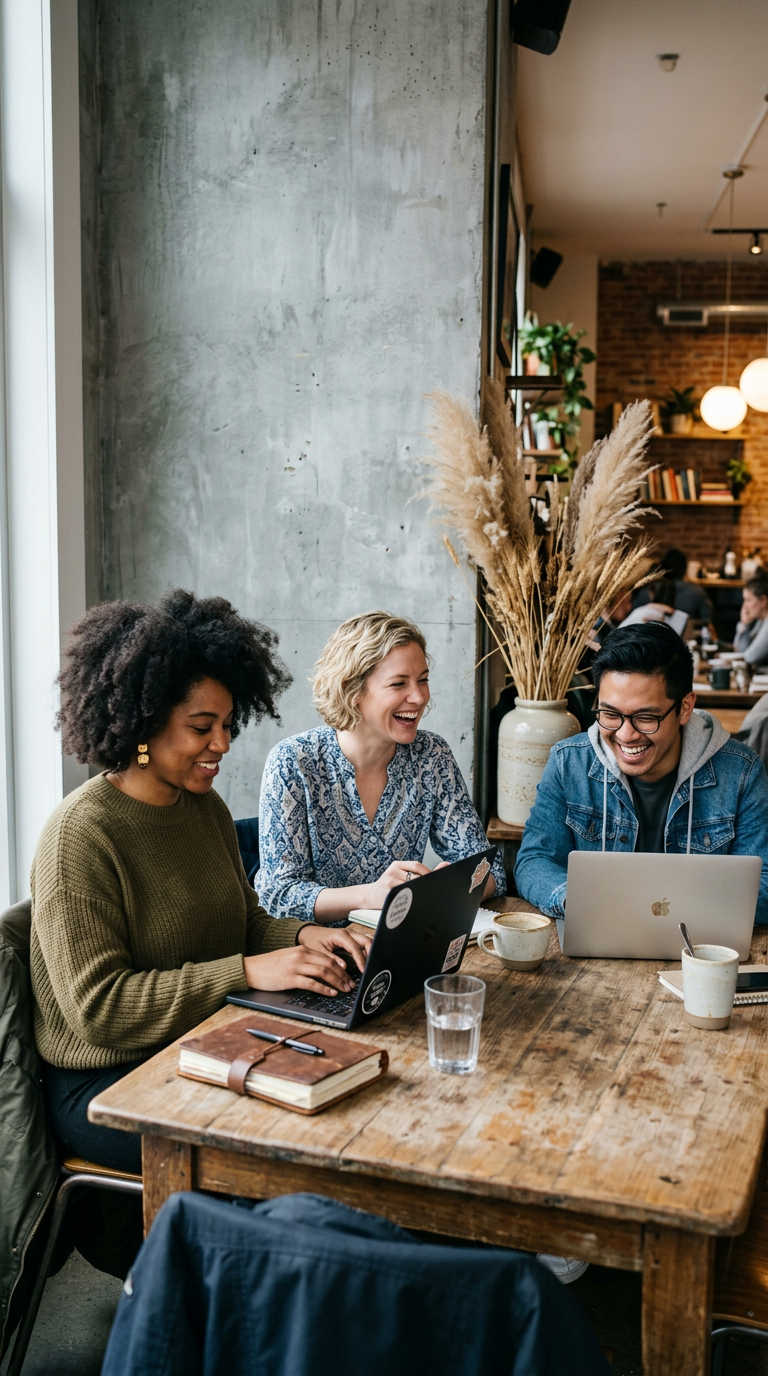 Students collaborating